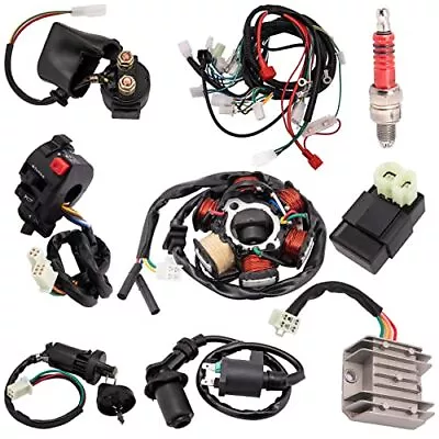 Complete Wiring Harness Kit For ATV Quad 4 Four Wheelers GY6 50CC 70CC 110CC • $43.99