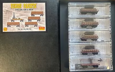 N Scale MTL Union Pacific Log Car Runner Pack Set Civil War Wild West Old Timer • $149.95