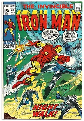 Iron Man #40 (Marvel 1971) ** Very Fine ** Nick Fury ** • $40.69
