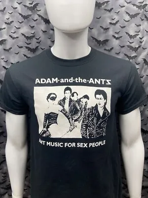 $28.99 • Buy Adam And The Ants Shirt Vintage Black Short Sleeve Full Size TT5669