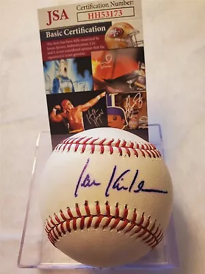 IAN KINSLER Signed OML Baseball JSA COA RANGERS TIGERS PADRES RED SOX • $49.99