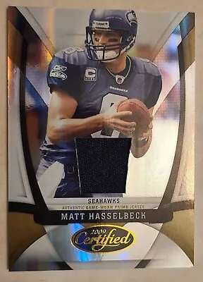 2009 Certified Mirror Gold Jersey #108 Matt Hasselbeck 24/50 • $7.99