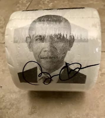 Barack Obama Signed Toilet Paper Roll • $180