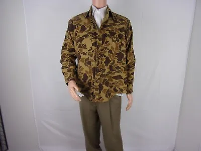 Cabela's   Button Up Long Sleeve Jacket SIZE:L BROWN DESIGN • $5.98