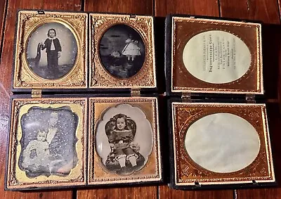 Lot Of Photos Ambrotypes & Daguerreotype In Nice Union Cases 1850s 1860s • $575