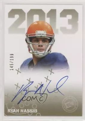 2013 Press Pass Signings Gold /199 Ryan Nassib #PPS-RN Rookie Auto RC • $4.29