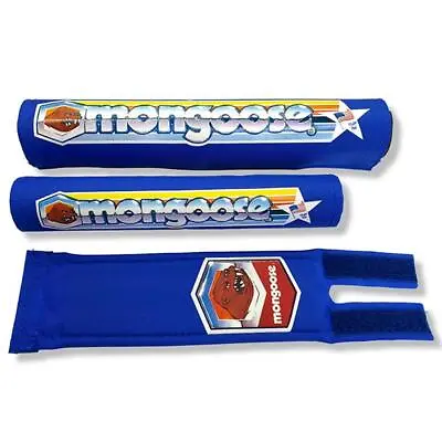 Mongoose Nylon Pad Set - BLUE 1982-1983 - Old School Bmx • $85.24