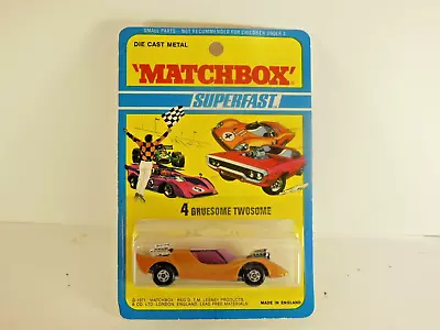 Matchbox Blisterpack # 4 Gruesome Twosome • $25