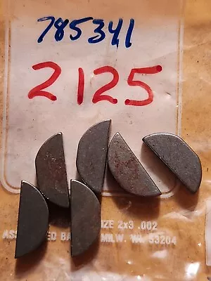 (6)pack Genuine Oem Nos Murray Noma Craftsman Mtd 2125 785341 Woodruff Key[2911e • $4.75