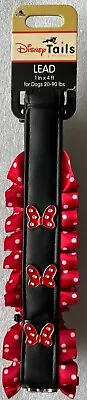 Disney Tails Minnie Mouse Ruffles & Bow 1  X 4' Pet Lead Leash Dogs 20-90 Lbs • $24.97