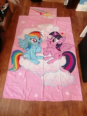 Single Bed Duvet Cover And Pillow Case Bedding Set My Little Pony • £5
