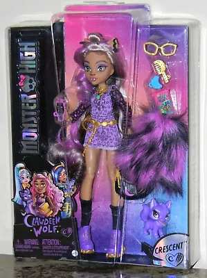 Brand New Sealed Mattel 2022 Release Clawdeen Wolf Generation 3 G3 Free Shipping • $37.95