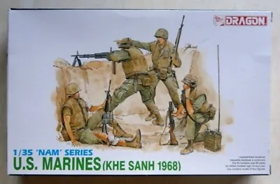 £17.99 • Buy Dragon 1/35 Scale Vietnam War US MARINES KHE SANH 1968 Military Model Kit