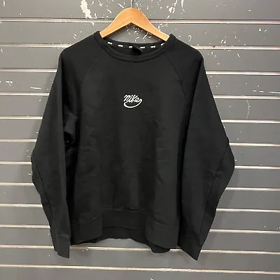 Vtg Nike SB Crewneck Pullover Sweatshirt Black Mens Sz M • $18