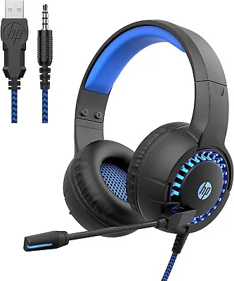 HP USB Stereo Gaming Over The Head Headset For Smartphone PC PS4 Xbox • $13.99