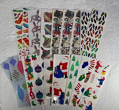 Mixed Lot Of Mrs. Grossman's Sticker Mods - Vintage Christmas Holiday Stickers • $15