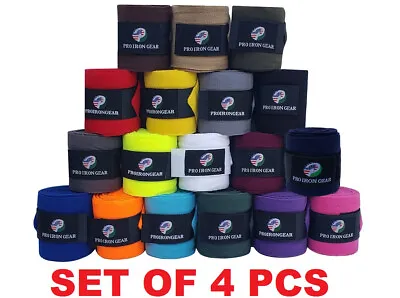 Horse Fleece Bandages / Polo Wraps / Stablewraps Equestrian Leg Wraps Set Of 4 • $16.99