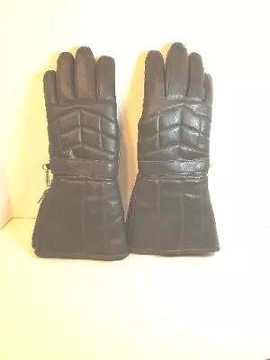 Motorcycle Leather Small Winter Gloves Leather Thinsulate Thermal Insulation • $17.99