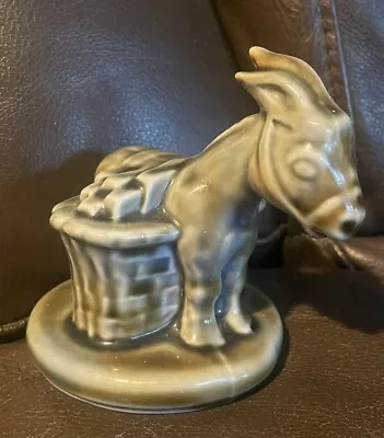 Rare Vintage Wade Irish Porcelain Donkey & Cart Ornament  No Chips/Cracks 4”x4” • £12.80