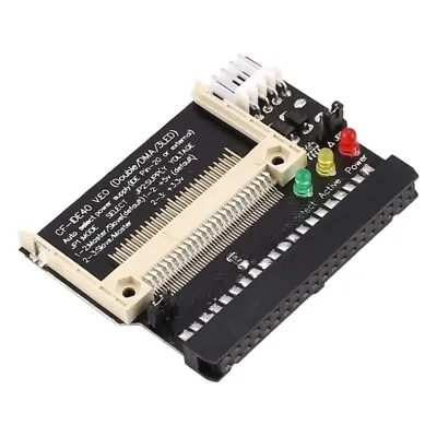 40-Pin CF Compact Flash Card To 3.5 IDE Converter Adapter 3 LEDs CF Ver2.0 • £4.96