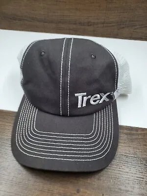 Lowes Trex Trucker Hat Strap Back Cap Mesh Back Gray One Size • $9.29