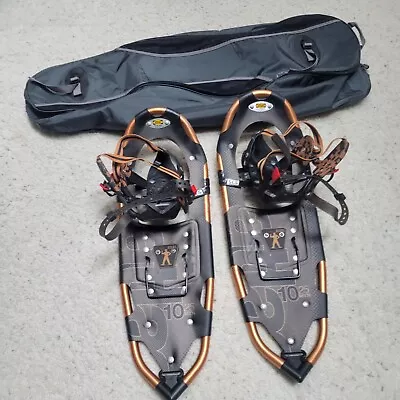 Atlas 1025 Mtn Hiking Snowshoes PLUS LL Bean Storage/Carrying Bag • $75