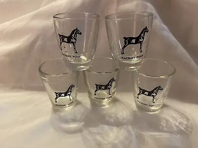 Hackney Pony Shot Glass Lot Five Pieces  • $24