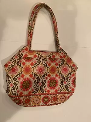 Vera Bradley Angle Tote In Folkloric  - RETIRED And GENTLY USED! • $20