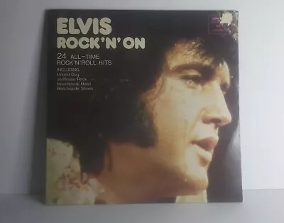 Elvis Presley Elvis Rock 'N' On 2 X 12  Vinyl Records 1973 • $14.99