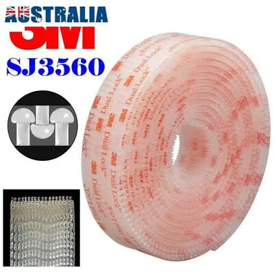 1 Roll 3M SJ3560 Dual Lock Tape Clear VHB Reclosable Fastener Duty Adhesive • $18.95