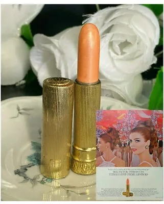 Vintage Max Factor Ultralucent Creme  Lipstick Iridescent Crushed Coral New • $22.49