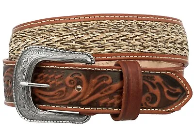 Kids Boy Cognac Western Dress Cowboy Belt Braided Removable Buckle Cinto Size 24 • $29.99