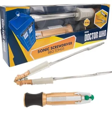 Dr Who Sonic Screwdriver And BBQ Tongs Sound Effect 2016 Underground Toys Grill • $95