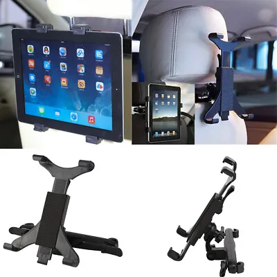 Universal In Car Back Seat  Headrest Holder Mount Cradle For Ipad Tablet Tablet • £6.29