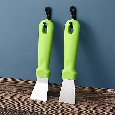 £7.99 • Buy 2Pcs Oven Cleaning Scraper Stainless Steel Kitchen Scraper Stoves Induction Hob