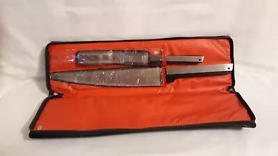 Vintage HAND HONED VERNCO HI-CV STAINLESS 10” Carving Knife Fork Set Japan • $26.52