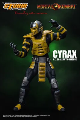 Perfect Storm Toys Mortal Kombat Cyrax 1/12 In Stock New Action Figure • $179.99