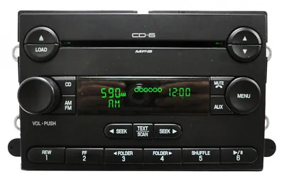 07 08 09 2010 FORD Edge OEM Stereo AM FM Radio 6 Disc Changer MP3 CD Player • $269