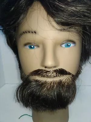 Clic Male Hair Mannequin Head With Beard Cosmetology Training Head  • $45
