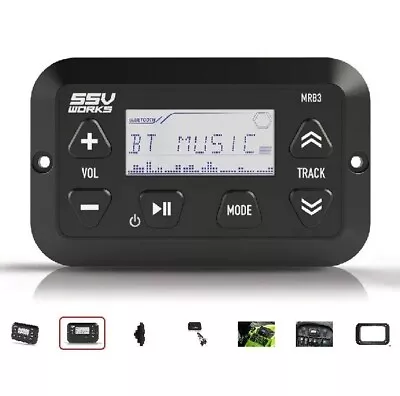 SSV Works MRB3 UTV Amplified Weatherproof Bluetooth Stereo Receiver AM FM • $229