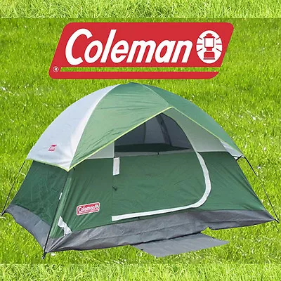 $69.99 • Buy Coleman Camping Hiking Travel Sleeping Tent For Up To  4 Persons Green 