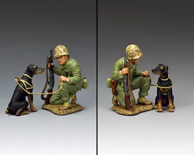 King & Country U.s.m.c. Usmc052 U.s. Marine Pacific War Dog Mb • $52