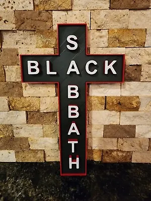 Black Sabbath Rock Band 3D Heavy Metal Cross Display • $8