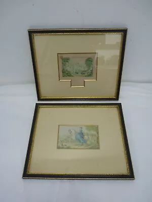 ABRAHAM LE BLOND Victorian Print Pair - Her Majesty At Windsor And Balmoral • £20