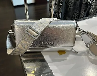 Michael Kors Women Lady Zip Around Wallet Crossbody Bag Handbag Messenger Purse • $106