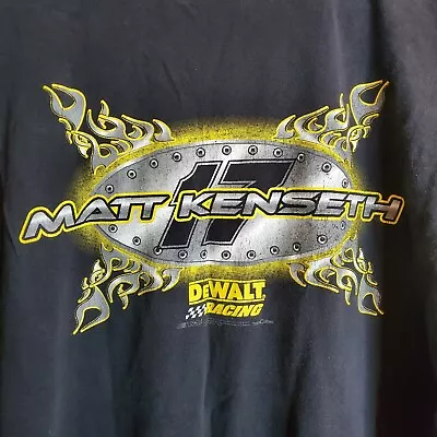 Vintage Matt Kenseth NASCAR #17 Racing T-Shirt Size XL • $19.99