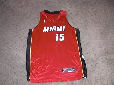 Vintage 90s MIAMI HEAT Chris Gatling NIKE Sewn Authentic Basketball Jersey 52 • $51.66