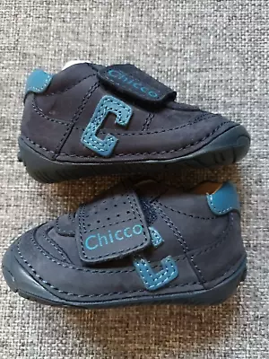 Chicco Baby Shoes - Navy - Flexzone - Size 17 EUR / 1 UK • £0.99