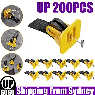 UP200X Tile Leveling System Clips Levelling Spacer Tiling Tool Floor Wall Wrench • $7.99