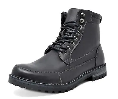 Men Military Motorcycle Combat Riding Ankle Leather Boots Size 6.5-15 • $32.49